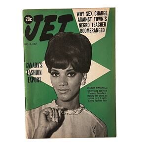 JET Magazine Oct 5 1967 Sharon Marshall Ebony Fashion Fair Fashion Rebellion